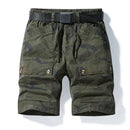 Men's Camouflage Cargo Shorts Loose Fit Casual Outdoor Work Shorts High Quality Cotton Men Short Pants