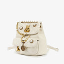 Luxury Capacity Ladies Double Shoulder Backpack Of The Season Spring Rabbit Decoration