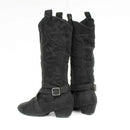 Prescott Suede Sole Western Style Line West Coast Swing Boots