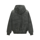 Hooded Cargo Jacket Men Washed Distressed Retro Safari Style Outerwear Man