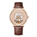 Automatic Mechanical Tourbillon Watch For Men Diamond Dial Luxury Women Watches