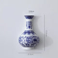 Ceramic vase antique flower container lucky bamboo living room and home decoration wall hanging