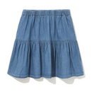 Denim ruffled skirt comfortable brand girl mini jeans skirts
