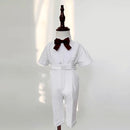 Suit For Baby Boy 9 Month-4 Year Kids Boys Blazer Pants Clothes Set Baptism Wedding Elegant Party Dress