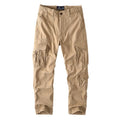 Retro Cotton Cargo Pants Loose Straight Leg Casual Trousers Outdoor Pants