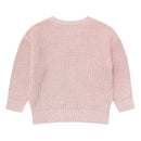 Toddler Baby Girls Knit Sweater Flower Embroidery Pullover Sweatshirt Top Kids Warm Fall Winter