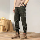 Camo Pants Men Joggers Military Cargo Pants Multiple Pockets Camouflage Trousers Male Elastic Waist Cotton Pants