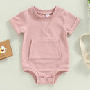 Baby Girl Clothes Summer Baby romper Short Sleeves baby clothing Summer Baby Clothes Boy Jumpsuits Casual Playsuit