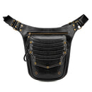 Punk Bag Female Retro Outdoor Women's Bag Trend Messenger Bag Men's Shoulder Bag Fanny Pack Leg Bag Pouch Bum Bag Waist Bag