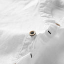 Men Shirt Solid Dark Placket Breathable Cotton and Linen Casual Shirt