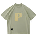 Summer American Retro 260G Short-sleeved O-neck Letter T-shirt Men's Washed Casual Loose Tops