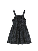 Women's Dresses Two-Piece Set Gothic Short Sleeve T-Shirts Tops Female Elegant Vintage Chic Suspender Dress Summer