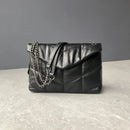 Elegant Women Chain Bag Soft Genuine Leather Handbag Ladies Single Shoulder Bag Designer Messenger Bag