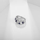 Jewels Light Luxury Design and High Grade Natural Diopside Prosperous Series 925 Silver Inlaid