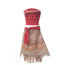 Girls Dress Princess Party Costume One Shoulder Costume Children Carnival Clothing Set