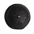 Retro Real Leather Hat Men Genuine Cap Male Brimless Warm Round Skullcap Winter Docker Sailor