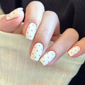 Press On Nails Cute Wear for Women Medium Long Square Resin Nail Tips