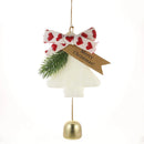 Plush Christmas Tree Bells Pendant Tree Hanging Ornament Merry Christmas Decorations