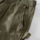 Splicing Flared Jeans Men Army Green Denim Pants Hip Hop Streetwear Men Jeans