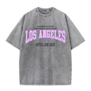 Womans T-Shirts Loose Tees Los Angeles Short Sleeve Summer Street Female Clothes