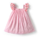 Butterfly Sleeve Baby Dress Babe Girl Clothes Dresses Embroidery Boutique Birthday Party Clothes