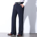 Men Spring Summer Leisure Flared Leg Trousers Men Business Casual Pants Male Bell Bottom Pant