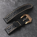 Handmade Leather Watchband Breathable Style Thickened Style Men's Bracelet Vintage Style