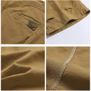 Summer Solid Letter Casual Shorts Multi-Pocket Men Cargo Shorts Oversized Beach Cargo Shorts