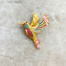 Pendants Golden Hummingbird 925 Sterling Silver Lightness Elegance Gift For Women