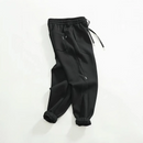 Autumn and winter American casual black high-end sweatpants men