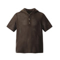 Knitted Hooded Sweater Men Hollow Out Summer Thin High Loose Tops Men