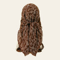 Square Scarf Thin Light Voile Women Floral Hair Wraps Shawl Beautiful Foulard Bandana