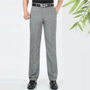 Pants Nice Summer Casual Linen Thin Straight Men Middle-Aged loose Trousers Streetwear Clothes