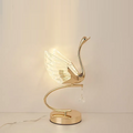 DORIAN Contemporary Swan Table Lamp LED Creative Golden Desk Light Decor For Home Bedroom