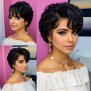 Short Pixie Cut Bob Wig Lace Front Human Hair Wigs Pre-Plucked for Women with Baby Hair and Natural Hairline