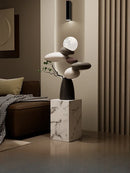 Creative Home Decor Glowing Stone Large Feng Shui Stone Statue Indoor Decor Figurines Living Room Floor Resin Sculpture