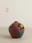 painted ceramic vase living room flower arrangement ornaments creative home accessories