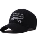 Embroidered Baseball Cap Washed With Water Torn Hole Denim Wide Brim