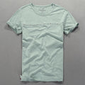 Summer t shirt men casual solid men t-shirt slim tshirt mens