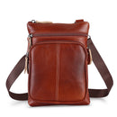 Genuine leather men bag business casual men crossbody bag retro