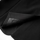 Minimalist Office Blazer for Women Notched Collar Spliced Single Button Loose Jacket Female