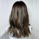 Natural Highlight 24 inch Long Wave 5x5 Silk Base Jewish Human Hair Lace European Hair