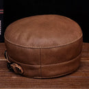 Beret Hat Genuine Leather  Bucket Caps Berets