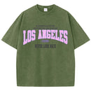 Womans T-Shirts Loose Tees Los Angeles Short Sleeve Summer Street Female Clothes