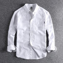 Men Shirt Pure Cotton Flower Patchwork Sleeves Uniform Light Work Safari Style Shirts Mens Tops Shirt