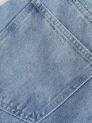 Women Denim Pants With Pocket Zipper High Waist Casual Trousers Spring Summer Female Basic Straight Jeans