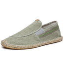 Men Espadrille Loafers Slip-On Comfort Shoes with Round Toe Women Canvas Walking Shoes Casual