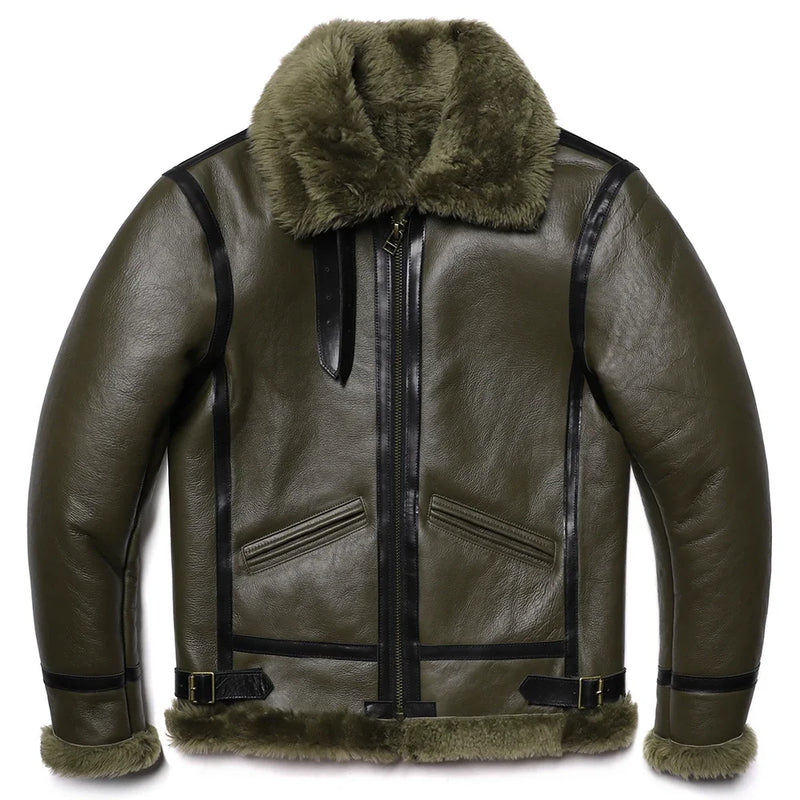 Wool Leather Jacket Original Fur Genuine Male Warm Coats Jackets