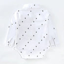4Piece Sets Fall Newborn Boy Clothes Gentleman Cotton suit Pants Straps Hat Baby Luxury Clothing