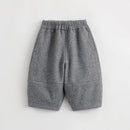 Boys Girls Warm Loose Tweed Lantern Pants Kids Pants for Autumn & Winter